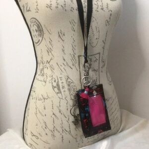 💐The Sak Pacifica ID Lanyard Keychain Coin Wallet NWOT